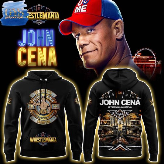 Discover Jo Cen 17-Time World Champion Wrestling Entertainment Limited Edition Hoodie