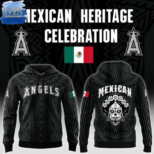 Discover Los Angeles Angels Mexican Heritage Limited Edition Hoodie