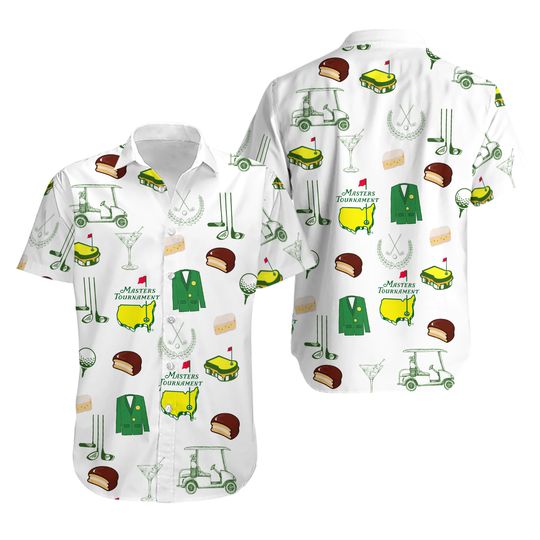 Masters Tournament Hawaiian Shirt, The Masters Golf Button Up Shirt, Augusta National Champions Of Golf Shirt, Golf Lover Gift