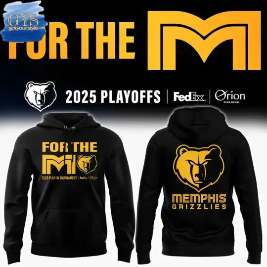 Discover Memphis Grizzlies For The M 2025 Playoffs Limited Edition Hoodie