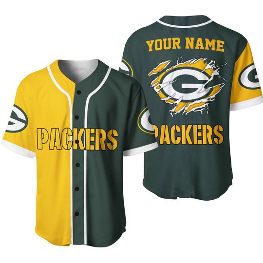 Green Bay Football Team Packers Baseball Jerseys