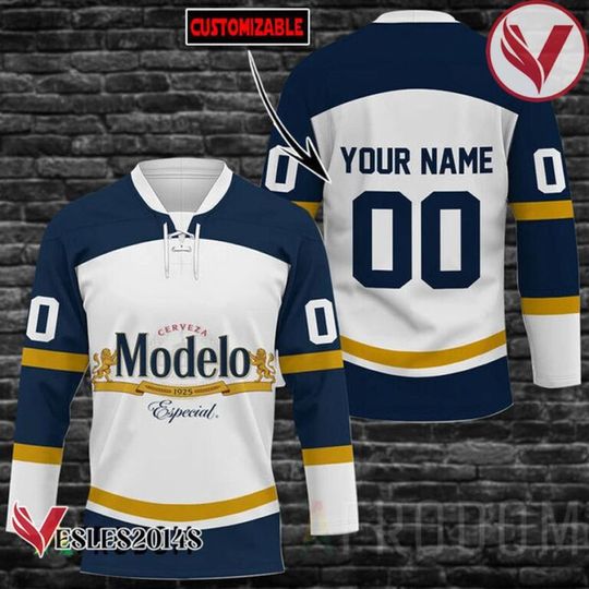 Personalized Modelo Beer Hockey Jersey