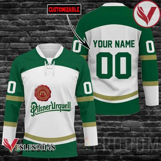 Personalized Pilsner Urquell Beer Hockey Jersey