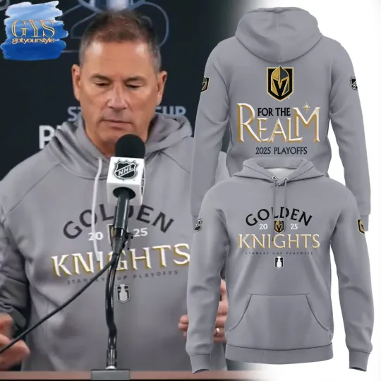 Discover VGK For the REALM 2025 Playoffs Limited Edition Hoodie