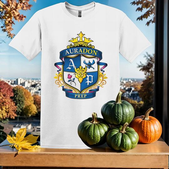 Discover Disney Descendants Auradon Prep T-Shirt, Gift for Boys & Girls