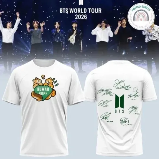 Discover BTS Comeback & World Tour 2026 3D T-shirt