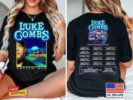 Discover 2026 Lukee Comb My Kinda Saturday Night Tour T-shirt