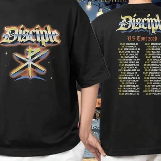 Discover Disciple Us Tour 2026 Dates T-shirts