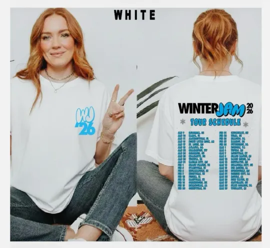 Discover Winter Jam 2026 Tour Christian Music Tour Schedule WJ 26 Concert T-Shirt