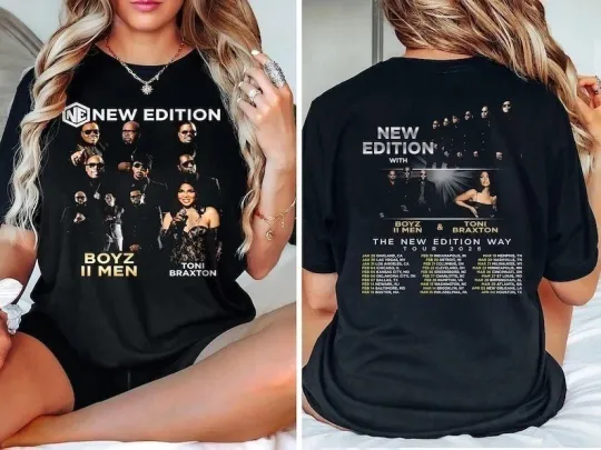 NE New Edition Way Tour 2026 T-Shirt,Gif Fan