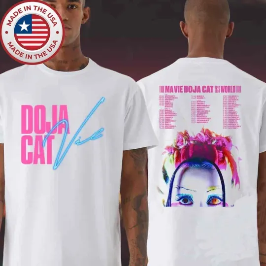 Discover Doja Cat Tour Ma Vie World Tour Dates 2026 Unisex T-Shirt