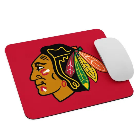 Discover Chicago Blackhawks Mouse Pad, Hockey Love Gaming Accessory