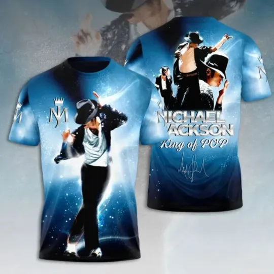 Michael Jackson 3D T-Shirt Unisex T-Shirt 3D, gift for fans