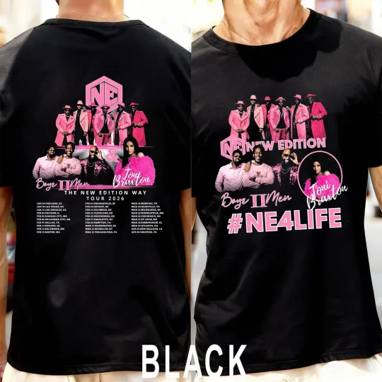 Discover The New Edition Way Tour 2026 Concert T-Shirt