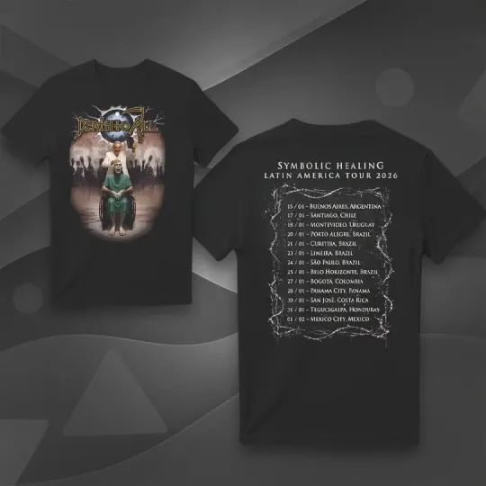 Discover Death To All Symbolic Healing Latin America Tour 2026 T-Shirt