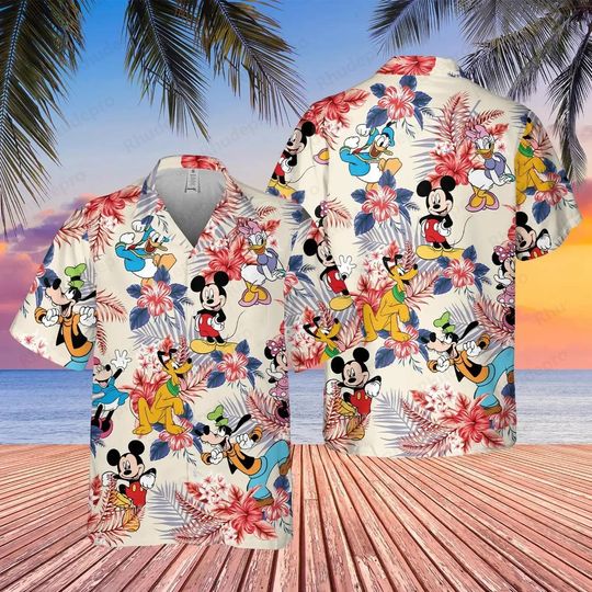 Discover Mickey Mouse Hawaiian Shirt for Men and Women