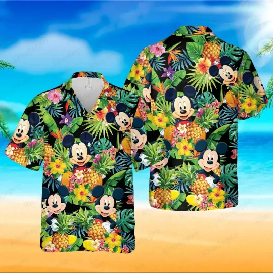 Discover Disney Mickey Mouse Hawaiian Shirt for Men and Women