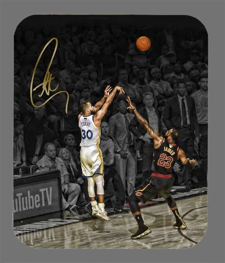 Stephen Curry Golden State Warriors Autographed Mouse Pad