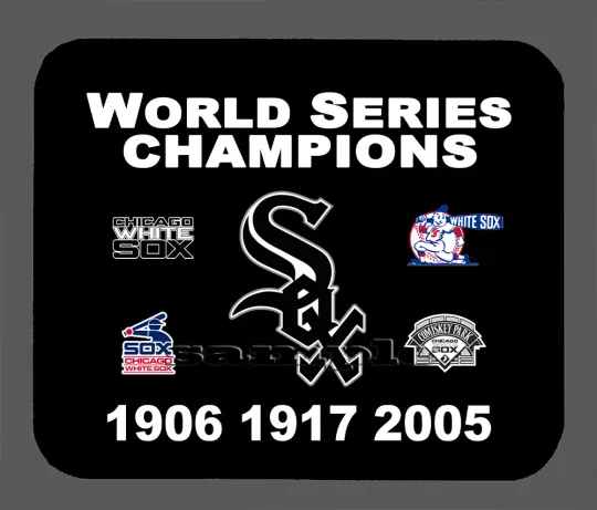 Discover Chicago White Sox World Series Championship Banner Mouse Pad Item#430