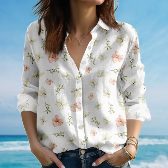 Discover Vintage Floral Blouse Shirt for Women