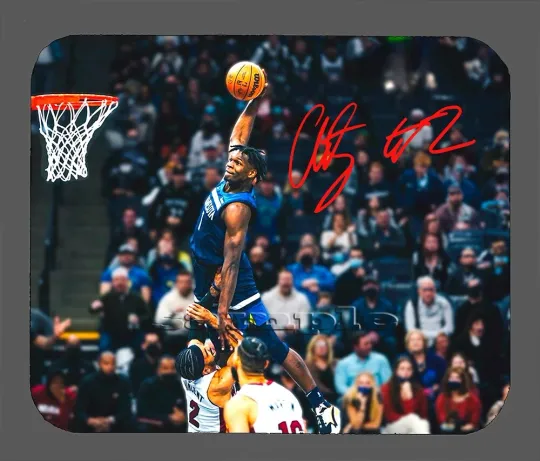 Discover Anthony Edwards Timberwolves Facsimile Autograph Mouse Pad Item#9776