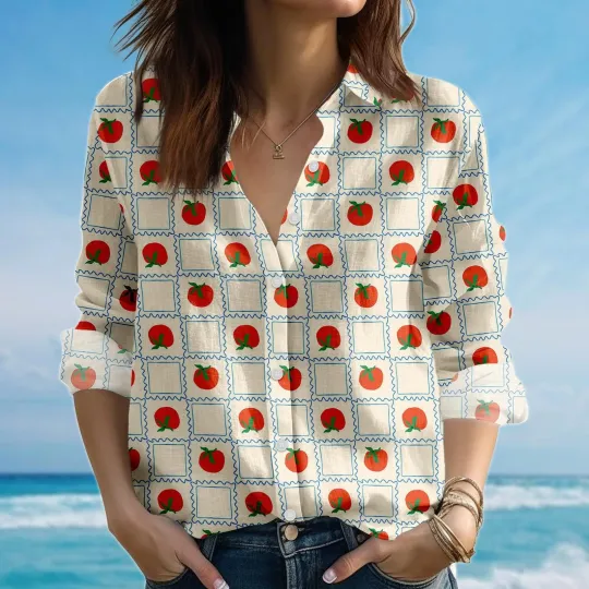 Discover Tomato Blouse Shirt for Women