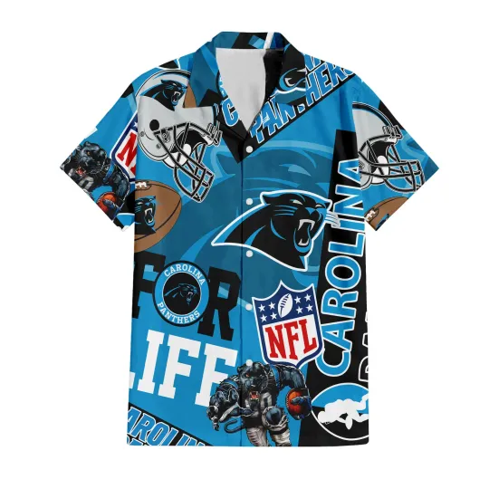 football Carolina Panthers For Life Hawaiian Shirt