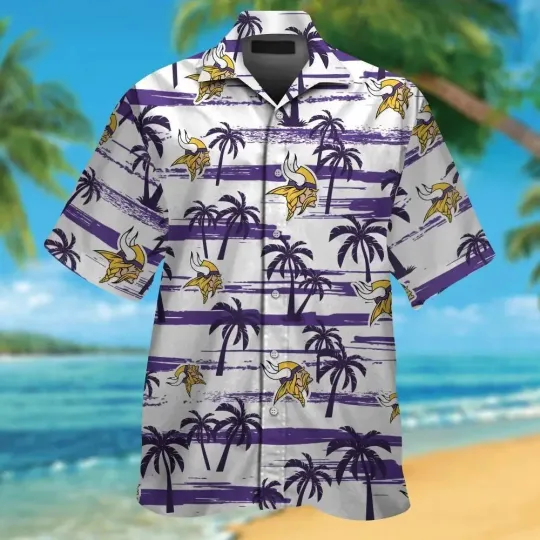 Minnesota Vikings football Hawaiian Shirt Sun Dresses Aloha Shirt
