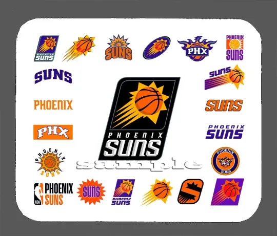Discover Phoenix Suns Logo Art Mouse Pad