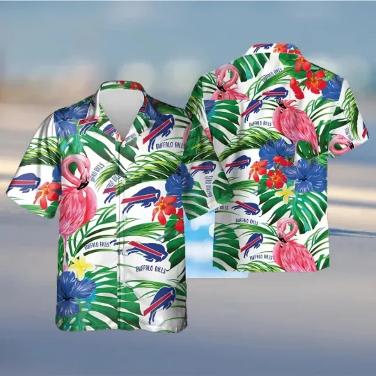 Discover Buffalo Bills Flamingo Paradise Hawaiian Shirt