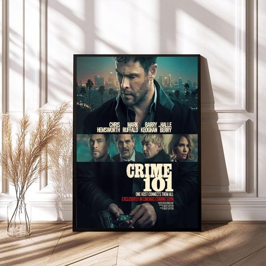 Discover Crime Thriller Film Style Poster 2026, Dark Cinematic Movie Wall Art, Modern Crime Film Print