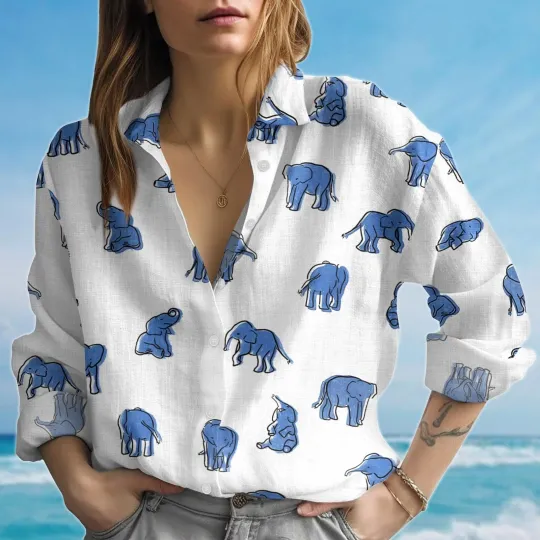 Discover Cute Elephant Blouse Blouse Shirt for Women
