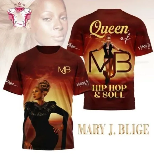 Discover Mary J. Blige Hiphop And Sôul Limited 3D Shirt