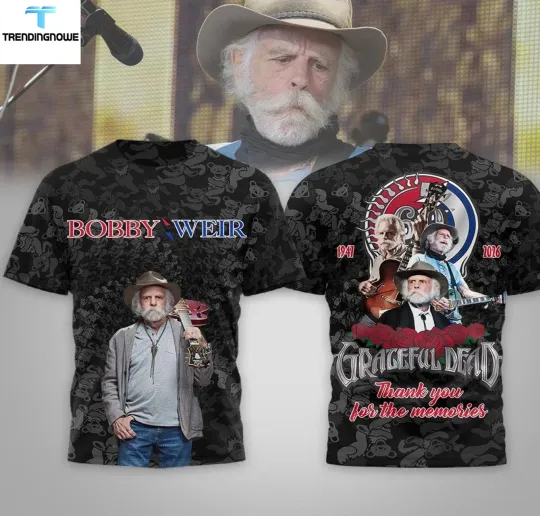 Discover Bob Weir thanks for the memories 3D T-shirt unisex