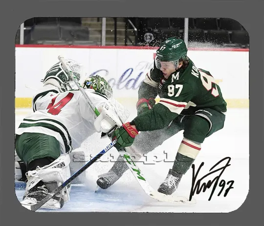 Discover Kirill Kaprizov Minnesota Wild Autographed Mouse Pad