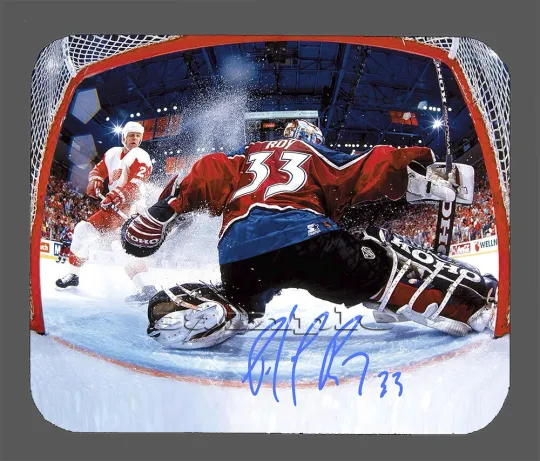 Discover Patrick Roy Colorado Avalanche Autographed Mouse Pad