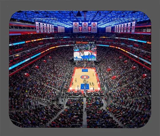 Discover Detroit Pistons The Palace of Auburn Hills Mouse Pad