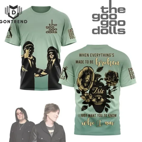 Discover Goo Goo Dolls – When Everythings Made To Be Broken 3D T-Shirt