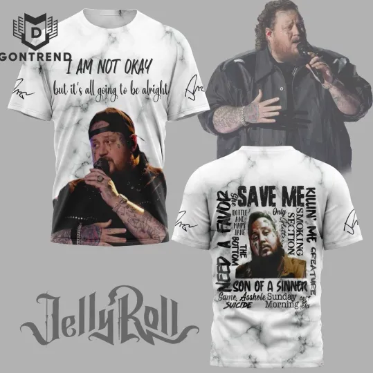 Discover Jelly Roll – Save Me Design 3D T-Shirt