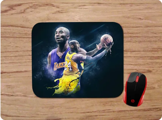 Discover Kobe Bryant #24 Lakers Custom Mouse Pad Desk Mat Basketball Legend Memory