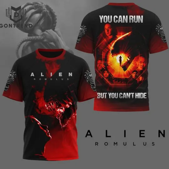 Discover Alien Romulus You Can Run But You Cant Hide 3D T-Shirt