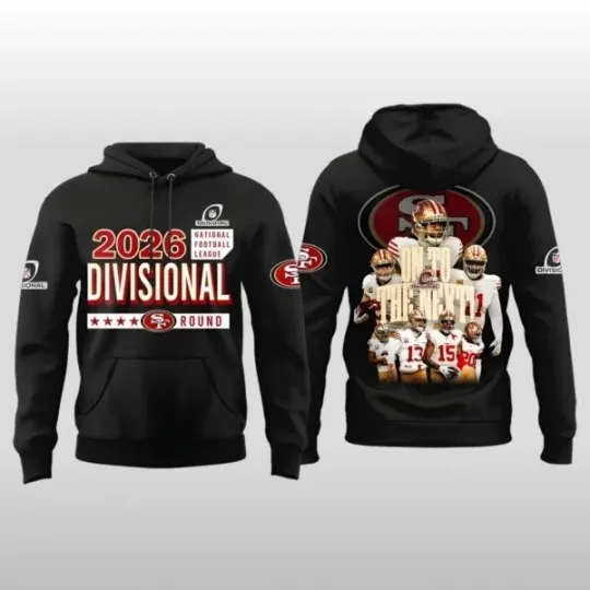 Discover 49ersss 2026 Divisional Round Hoodie