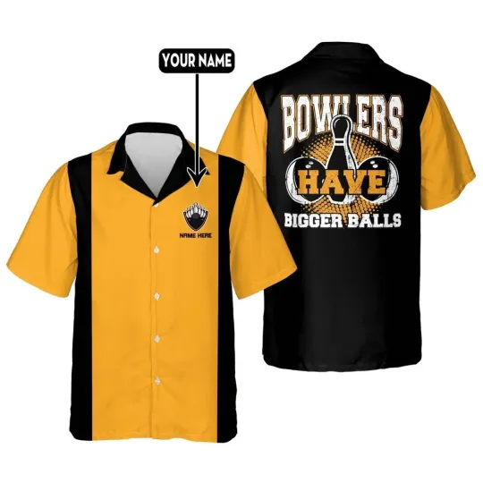 Discover Custom Bowlers Have Bigger Balls Shirt Custom Bowling Shirt Custom Team Bowling