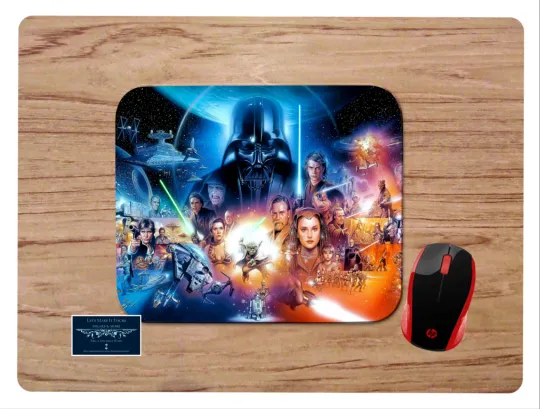 Discover STAR WARS Collage Custom Mouse Pad Desk Mat