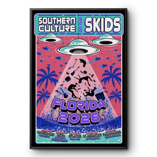 Discover Southern Culture On The Skids Florida Tour 2026 Rock Concert Poster