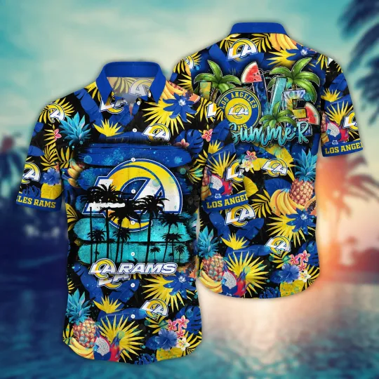 Discover Los Angeles Rams Hawaiian Shirt Mosquito Bitestime Aloha Shirt