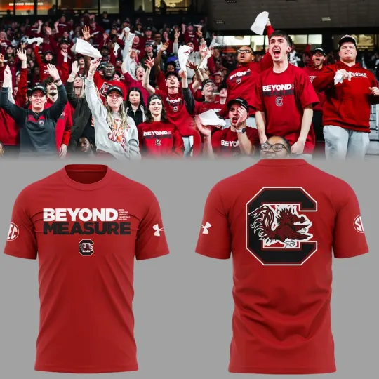 South Carolina Gamecock Beyond Measure 3D T-Shirt