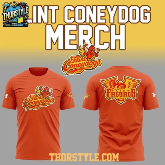 Discover Flint Firebird x Flint Coney Dog Night 2026 3D Shirt