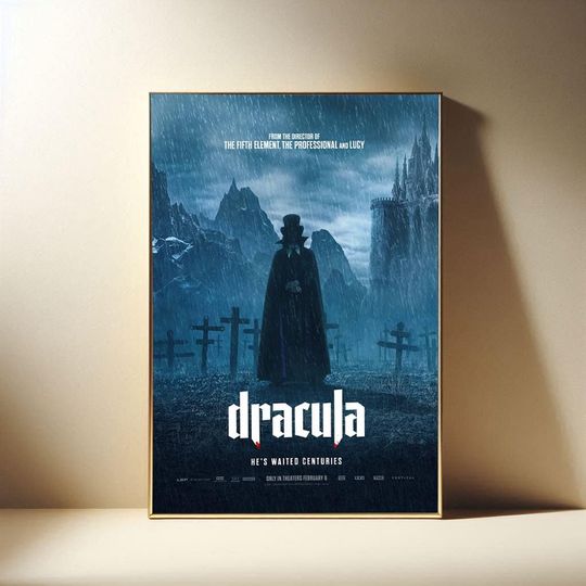 Discover Dracula 2026 Film Poster, Modern Movies Art Print, Poster for Gift, Film Fan Collection