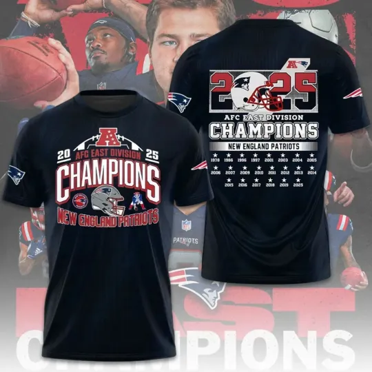 Discover 2025 New England Patriot 3D Shirt Gift For Fan